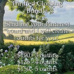Thrifted Clothing Bundle - 5 Outfits